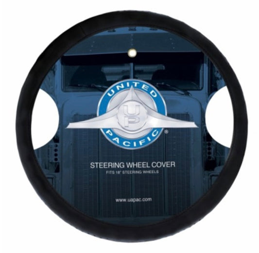 18" Red Perforated Leather Steering Wheel Cover - 70136