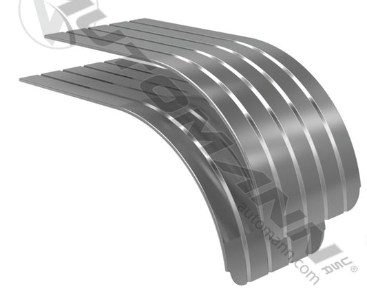 Fender Half Tandem Ribbed Stainless 66" Pair - 562.9132