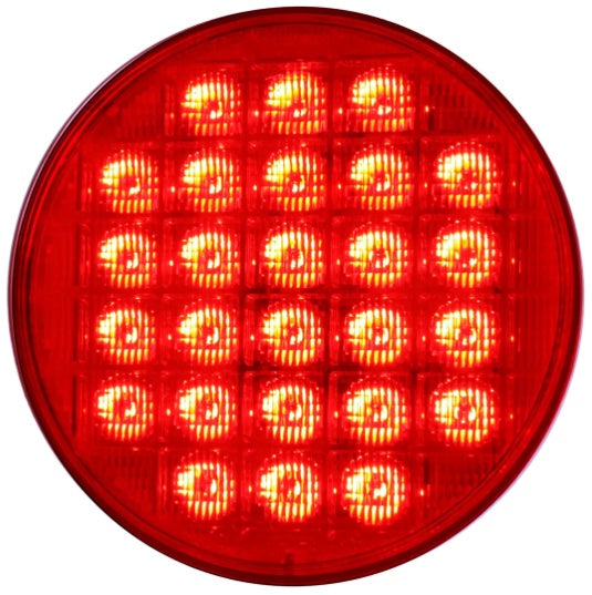 4″ Smart Dynamic Sequential 26 LED Stop/Turn/Tail Light Red/Clear - 74893