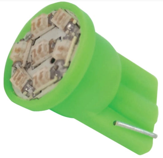 194/168 Dome Type 7 Green LED Light Bulb - 74902