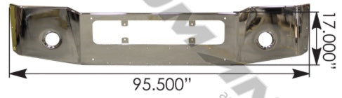 Bumper Chrome Freightliner 17" - 564.46114C