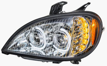 High Power LED Chrome Projection Headlight For 2001-2020 Freightliner Columbia - Driver - 31090