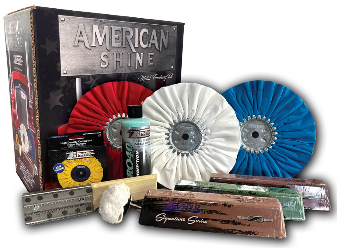 Zephyr American Shine Metal Finishing Kit - AMS-KIT