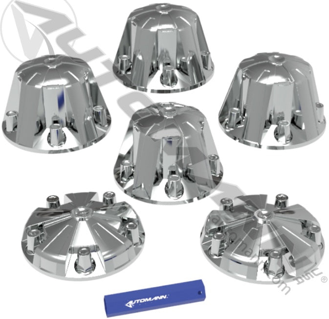 Axle Cover Complete Set Chrome ABS - 562.FR1014C