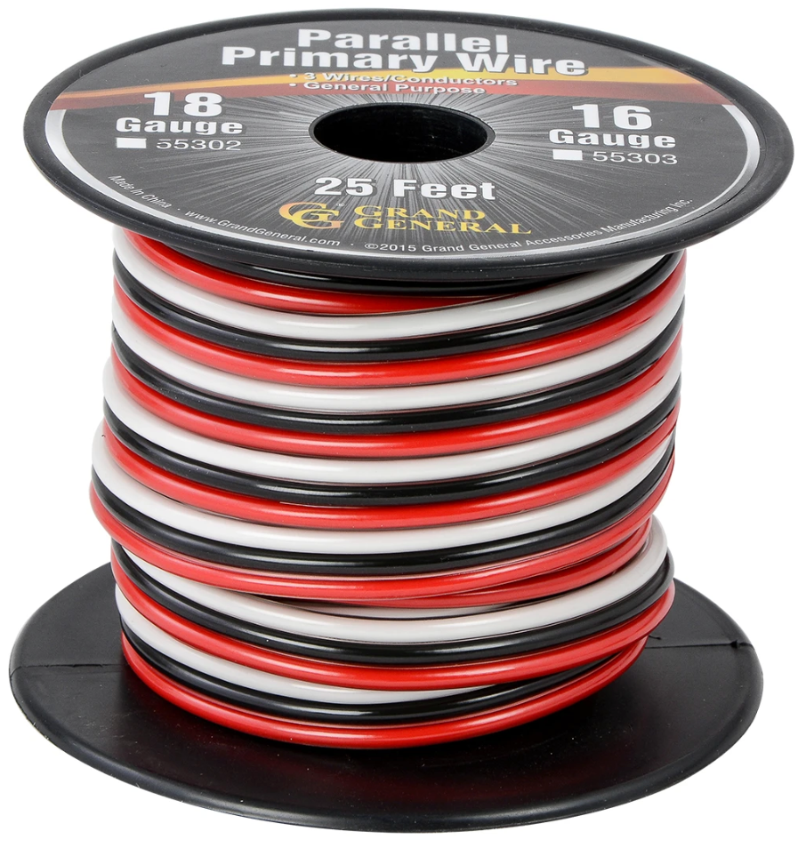 16 GA 3 Parallel Primary Wire Roll - 55303