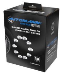 Chrome Plastic Push On 33MM (20 Pack)-  562.A4052CP20