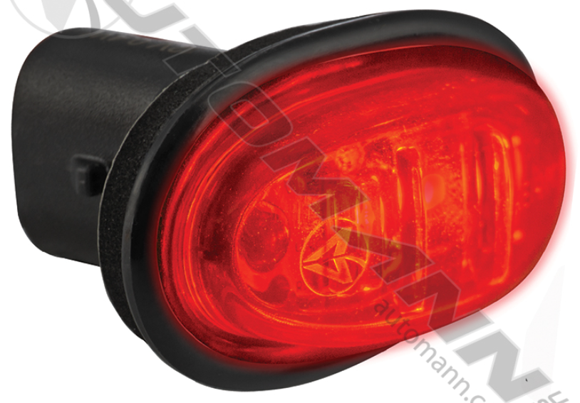 Red 2-Diode Mini Oval Marker Light - 571.LD34R5