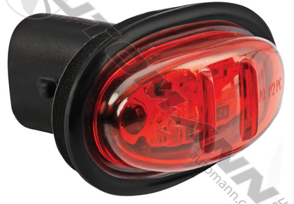 Red 2-Diode Mini Oval Marker Light - 571.LD34R5