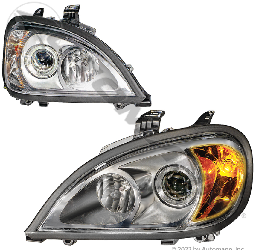 Chrome Projector Headlamp Set Columbia - 564.46021
