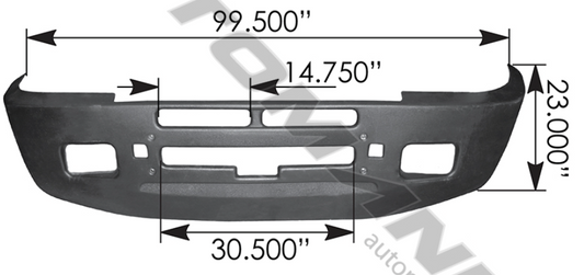Bumper for Kenworth T680 - 564.59010