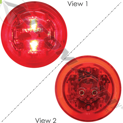 LED 2.5" PC Red Marker Light - 571.LD102R8