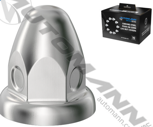 Chrome Steel Push On 33MM 10PK - 562.A4002C-BX10