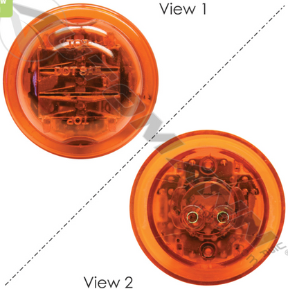 LED 2.5" PC Amber Marker Light - 571.LD102A8