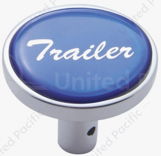 Trailer Long Air Valve Knob - Blue Glossy Sticker  -  23343