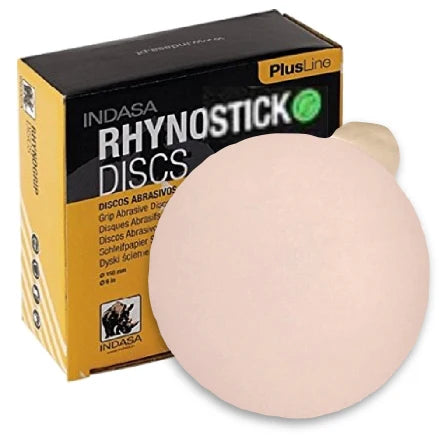 Indasa 6-inch 400 Grit Rhynostick PlusLine PSA Solid Sanding Discs