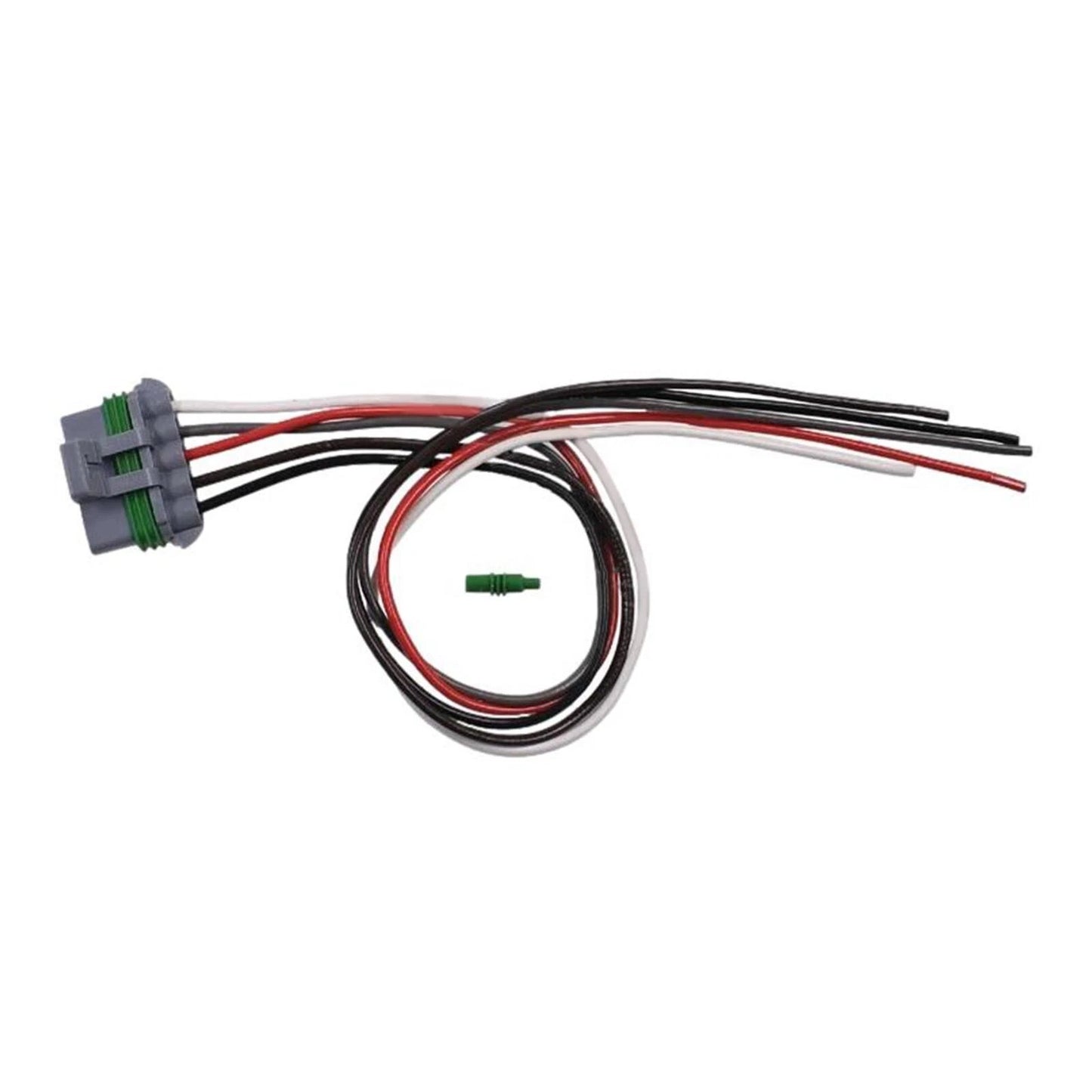 5-wire Metri-Pack pigtail connector for truck and trailer lighting, shown with color-coded insulated wires.