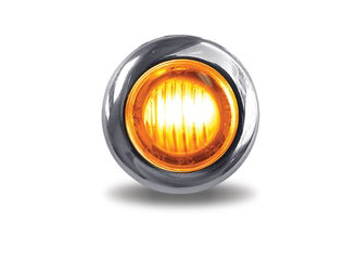 3/4" Clear Amber LED Marker Light  -  TLED-B2CA