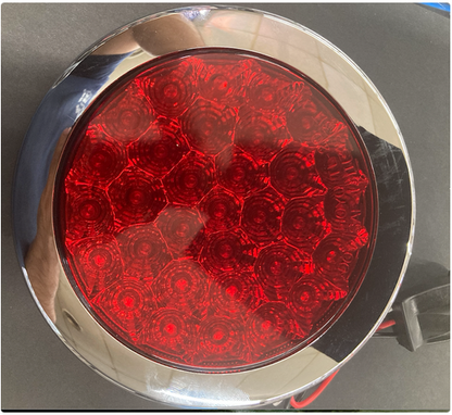 4.5" Round Sealed 32LED S/T/T Light with Chrome Abs Bezel  -  40468