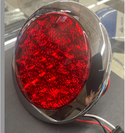 4.5" Round Sealed 32LED S/T/T Light with Chrome Abs Bezel  -  40468