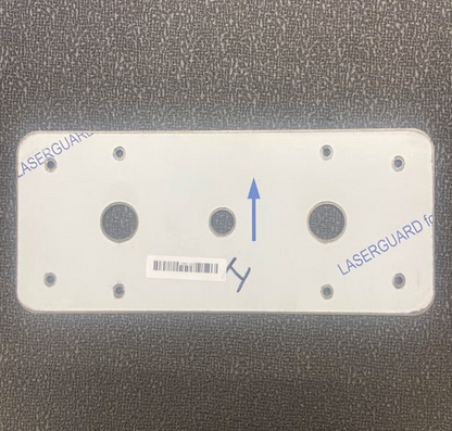 14 GA mirror finish 304 stainless steel watermelon light interior plate with mounting holes  RZ-I4''X9''