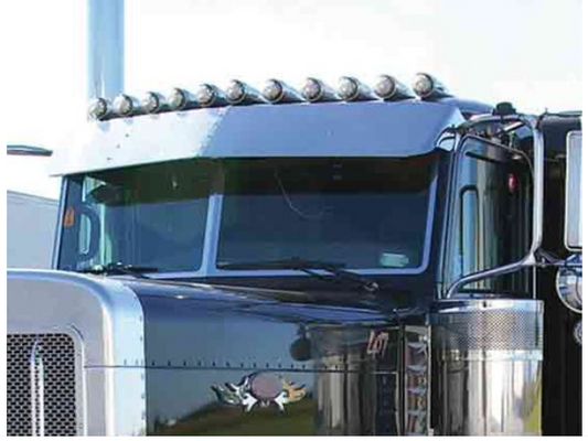 13" Drop Visor for Peterbilt 388/389 - P-1228