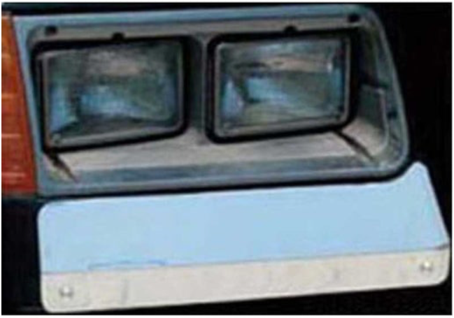 Freightliner FLD 120 Stainless Steel Fender Guards  - F-3018