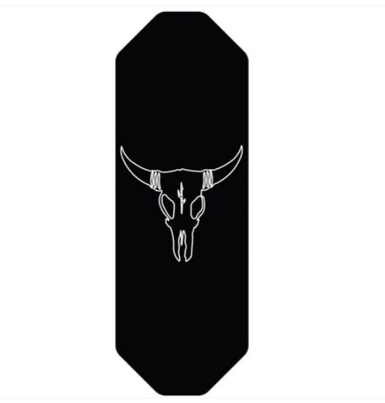 Kenworth Rectangle Pedal Emblem Plate - Longhorn Pair  -  RW167KW-3