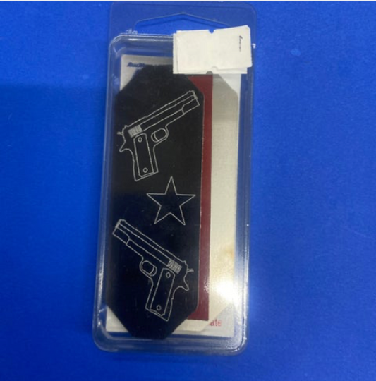 Rectangle Emblem Plate - Pistols Pair  -  RW167KW-6