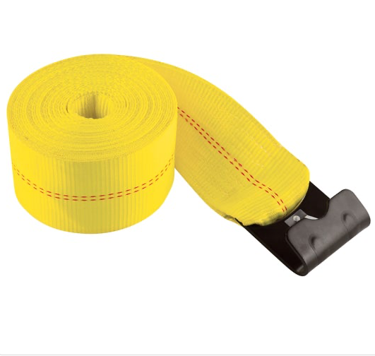 Flat Hook Winch Strap 4in X 27FT  -  573.D427FH