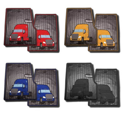 Freightliner Cascadia Coronado Rubber Floor Mats  -  2001160
