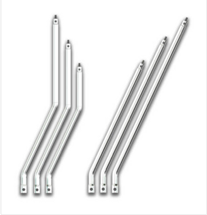 Peterbilt 379 389 Polished Stainless Steel Single Bend Shifter by RoadWorks  -  SHFT341-48