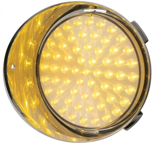 Freightliner Park 61 LED Light Amber Left  12/24V, Direct Pigtail  -  8105L