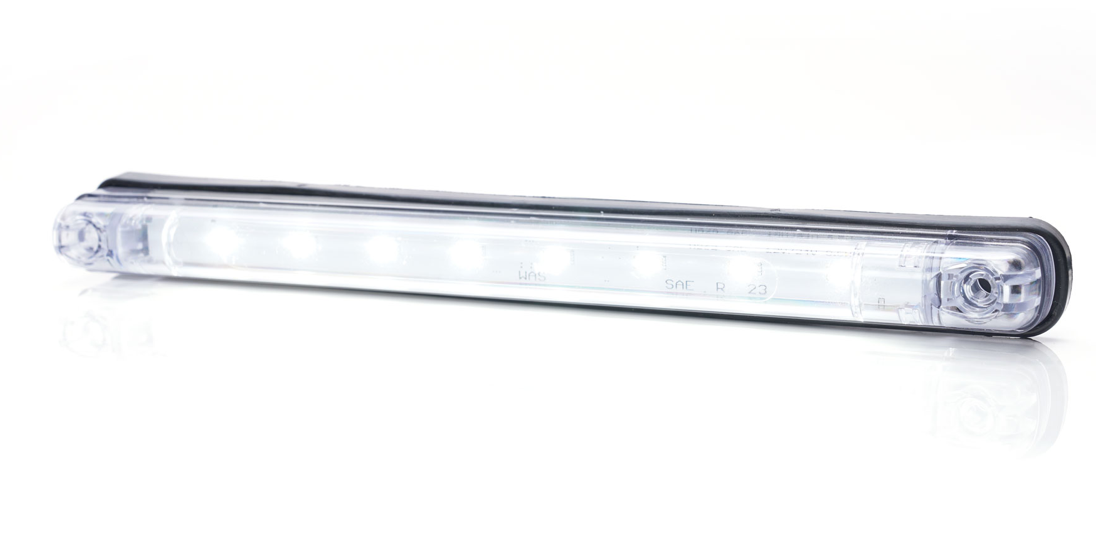 White 9" Back Up Bar - 2173
