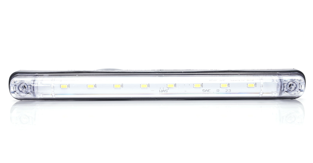 White 9" Back Up Bar - 2173