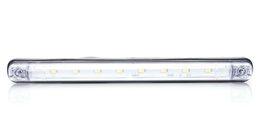 White 9" Back Up Bar - 2173