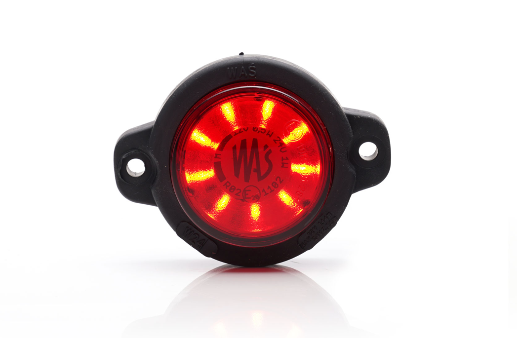 Red Rear End Outline Lamp - 520RED-SAE