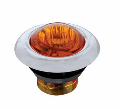 3 LED Mini Light with Bezel (Clearance/Marker) Amber Lens - 39932