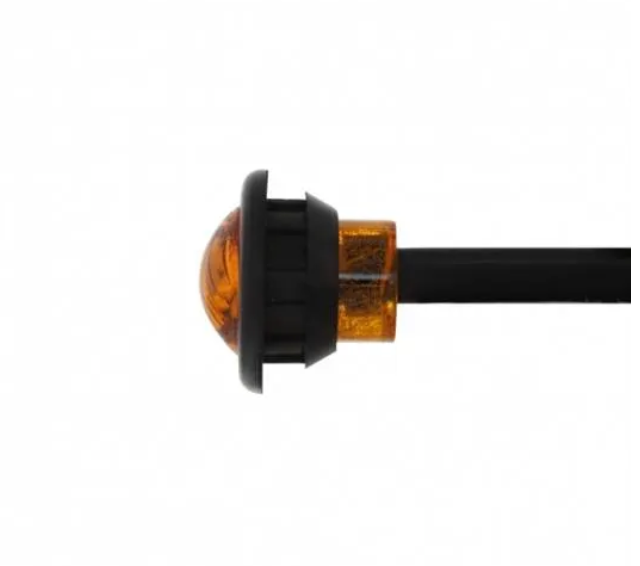 3 LED Mini Light with Bezel (Clearance/Marker) Amber Lens - 39932