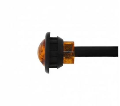 3 LED Mini Light with Bezel (Clearance/Marker) Amber Lens - 39932