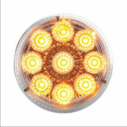 2 Inch 9 LED Reflector Clearance/Marker Light  -  38851