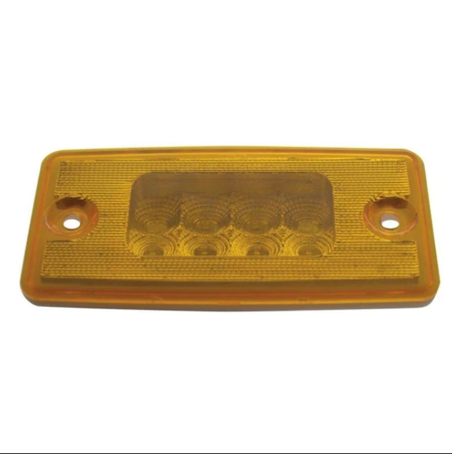 8 LED Freightliner Reflector Cab Light Amber -  39486