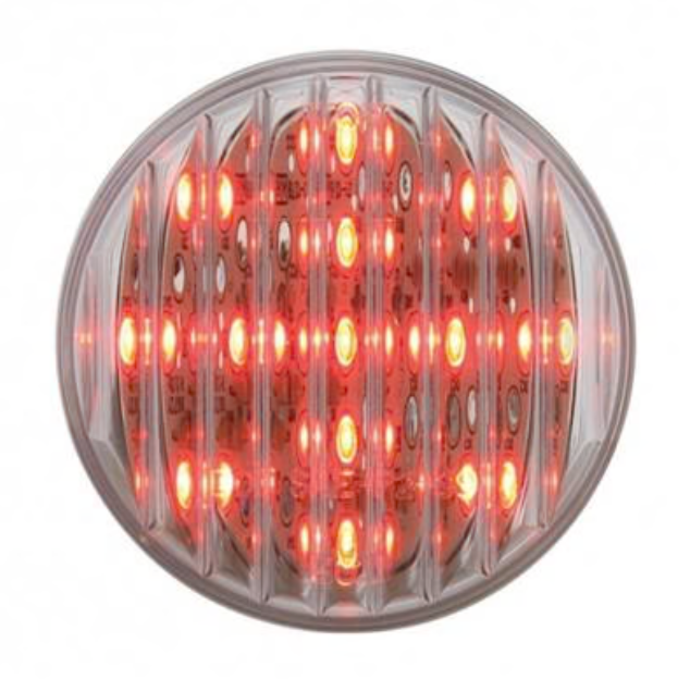 13 LED 2-1/2" Clearance/Marker Light Red LED/Clear  -  38365