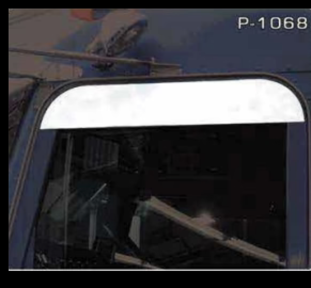 5'' Peterbilt 379 Cab/Door Mounted Chop Top Door Trim  -  P-1068