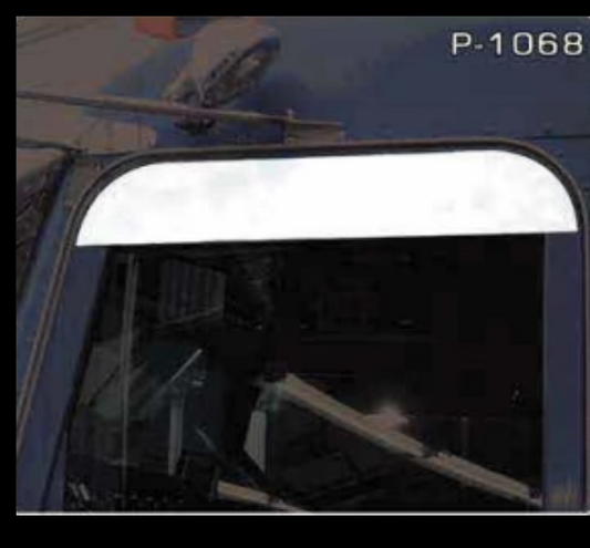 5'' Peterbilt 379 Cab/Door Mounted Chop Top Door Trim  -  P-1068