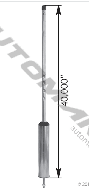 40" Pogo Stick Stainless Steel Finish  -  177.3001