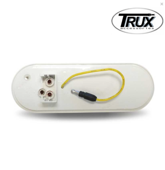 Oval Dual Revolution Amber Turn Signal & Marker to Green Auxiliary LED Oval - TLED-OXAG