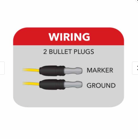 Amber Marker M1 Style Light with 10 LEDS -  TLED-G4XA