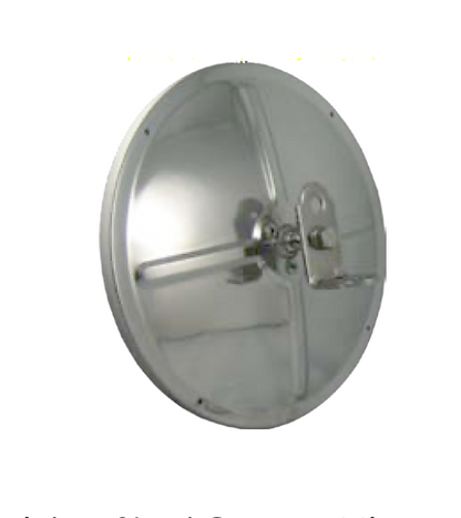 8.5” Round Stainless Steel Convex Mirror -  MTCX850SS