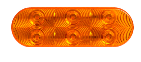 2” x 6” 6 Diode Amber LED Sealed Turn Signal Light- MTLED2238-6A
