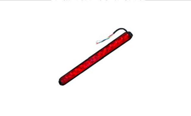 LED 16''  Light Bar Red Sealed Stop/Turn/Tail Light 5 Wires - MTLLB1017STT-13R